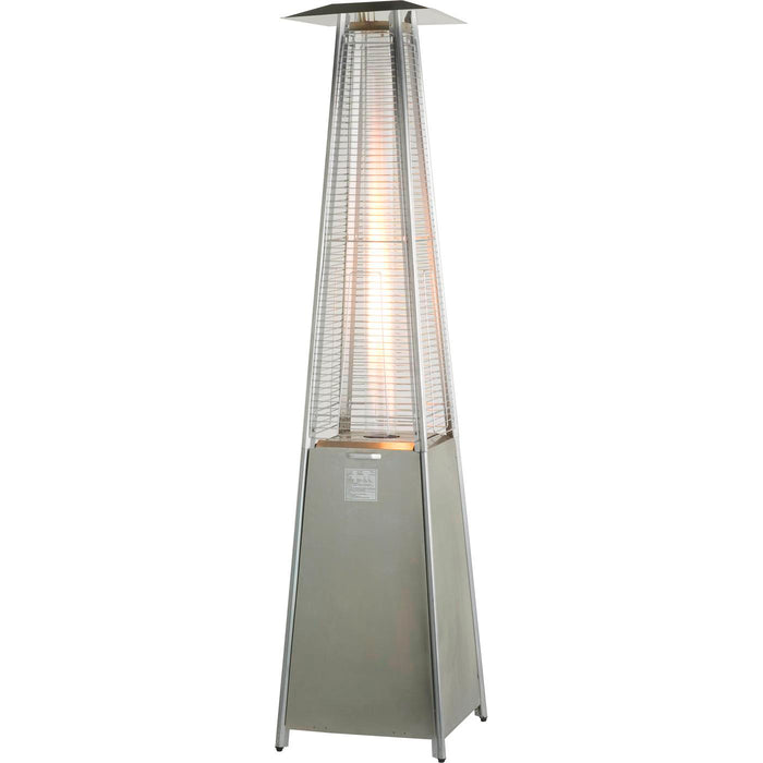 RADtec 89" Tower Flame Propane Patio Heater - Stainless Steel (41,000 BTU)