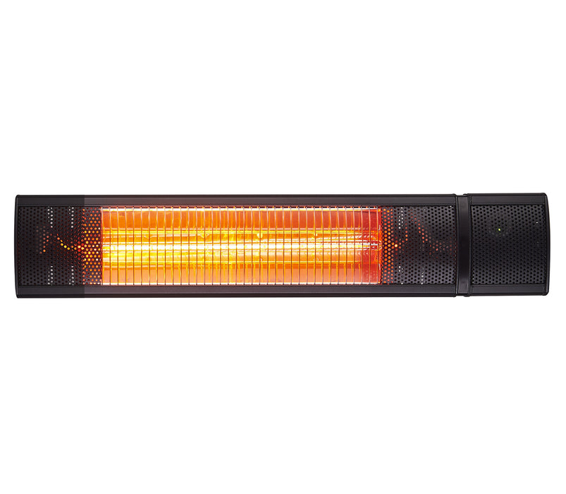 RADtec 1500W 25" Golden Tube Electric Patio Heater (110V)