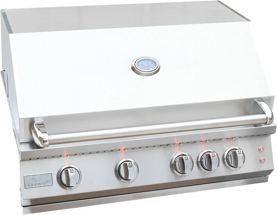 Kokomo 32” Professional Built in Gas Grill (4 Burner/Back Burner)