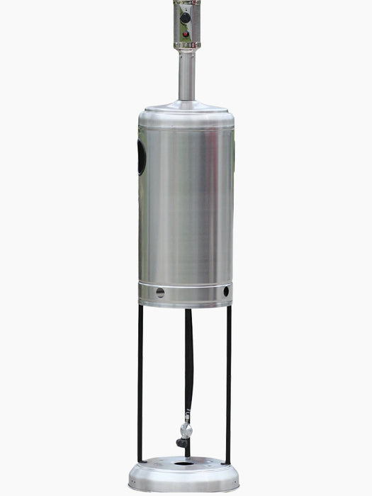 RADtec 96" Real Flame Natural Gas Patio Heater - Stainless Steel Finish (40,000 BTU)