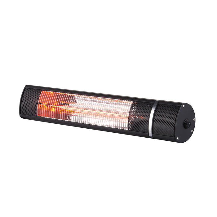 RADtec 1500W 25" Golden Tube Electric Patio Heater (110V)