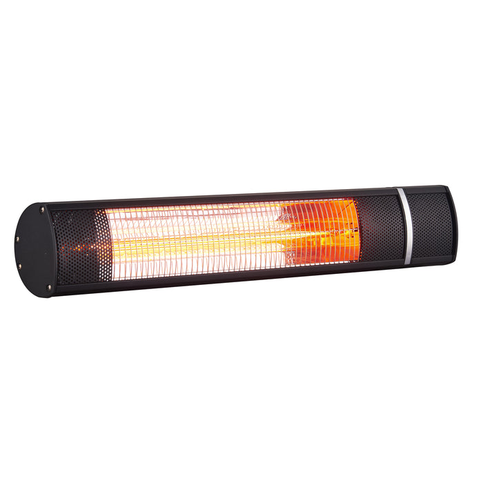 RADtec 1500W 25" Golden Tube Electric Patio Heater (110V)