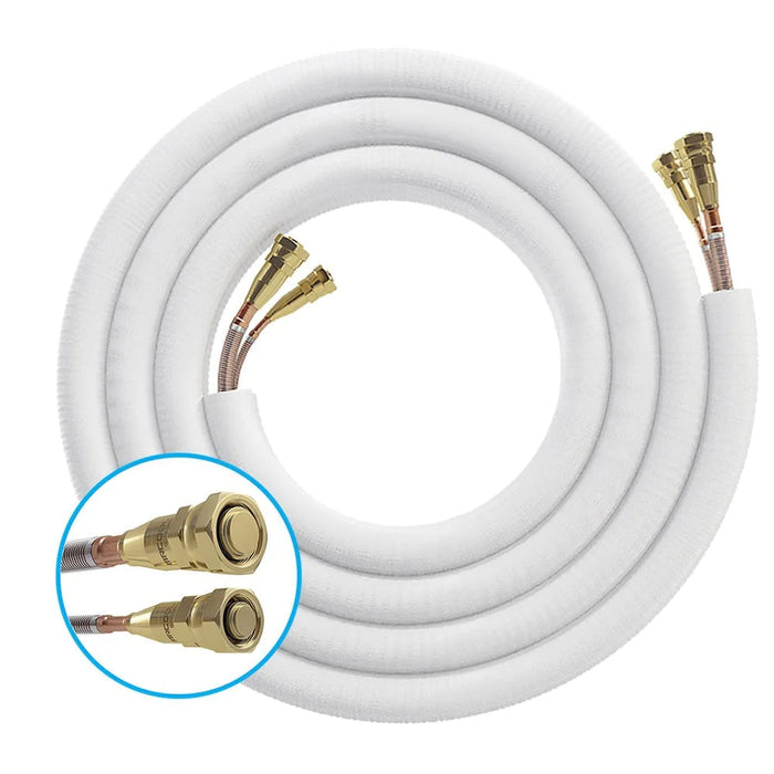 MRCOOL 16ft 1/4 x 1/2 Lineset for DIY 9K, 12K & 18K Indoor