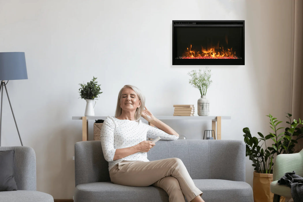 Amantii Traditional Xtra Slim 30" Electric Fireplace TRD-30-XS