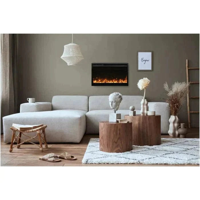 Amantii Traditional Xtra Slim 33" Electric Fireplace TRD-33-XS