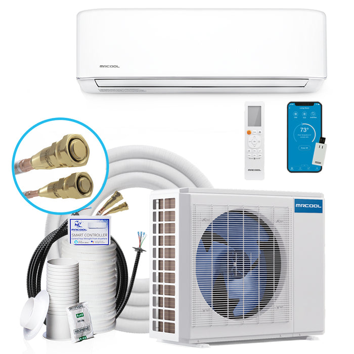 MRCOOL E Star DIY 4th Gen 9k BTU Ductless Mini-Split Air Handler 230V/60Hz