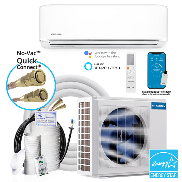 MRCOOL E Star DIY 4th Gen 24k BTU Ductless Mini-Split Heat Pump Complete System 208-230V/60Hz