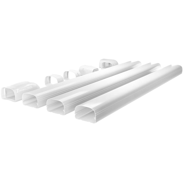 MRCOOL LineGuard 4.5 in. 16-Piece Complete Line Set Cover Kit for Ductless Mini-Split or Central System